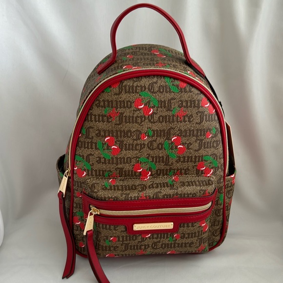 Juicy Couture Juicy Fruit Cherry Backpack - NWT - Picture 1 of 11